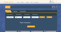Desktop Screenshot of primeforex.in